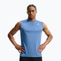Férfi edző póló Nike Dri-FIT Sleeveless Training Top indigo storm/white