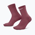 Zokni Nike Run Midweight Crew pink smoke/pink rise/white