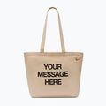 Táska Nike Heritage "Your Message Here" Tote 22 l oatmeal/safety orange/safety orange