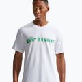 Férfi futó póló Nike Dri-Fit Running T-Shirt white/green spark 4