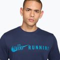 Férfi futó póló Nike Dri-Fit Running T-Shirt midnight navy/light current blue 3