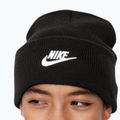 Gyerek téli sapka Nike Peak black heather/white 4