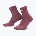Zokni Nike Run Midweight Micro Crew pink smoke/pink rise/white