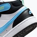 Gyermekcipő Nike Court Borough Mid 2 white/black/arctic green/football blue 6
