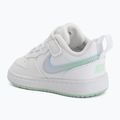 Gyermekcipő Nike Court Borough Low white/football grey/arctic green 8