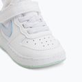 Gyermekcipő Nike Court Borough Low white/football grey/arctic green 12