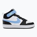 Gyermekcipő Nike Court Borough Mid 2 white/black/arctic green/football blue 2