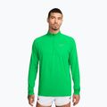 Férfi futópulóver Nike Stride 1/4 Zip Dri-Fit green spark