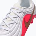 Gyermek focicipők Nike Jr. Tiempo Maestro Academy white/bright crimson/blur 5