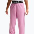 Gyerek nadrág Nike Pro Fleece pink rise/pink rise/black/white 3