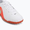 Gyermek focicipők Nike Jr. Tiempo Maestro Club White/Bright Crimson/Blur 7