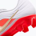 Gyermek focicipők Nike Jr. Tiempo Maestro Club White/Bright Crimson/Blur 6