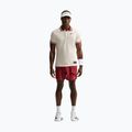 Póló Nike Court Slam Aero-Fit Pale Ivory/Team Red 2