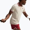 Póló Nike Court Slam Aero-Fit Pale Ivory/Team Red 4