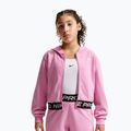 Gyerekpulóver Nike Pro Fleece pink rise/pink rise/black/white