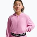 Gyerekpulóver Nike Pro Fleece pink rise/pink rise/black/white 3
