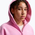 Gyerekpulóver Nike Sportswear Studio Fleece pink rise/white 6