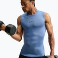 Férfi edző póló Nike Pro indigo storm/black 3