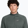 Férfi futópulóver Nike Miler Dri-Fit UV 1/2 Zip camo green 3