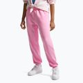 Gyerek nadrág Nike Sportswear Studio Fleece pink rise/white