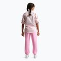 Gyerek nadrág Nike Sportswear Studio Fleece pink rise/white 3