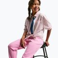 Gyerek nadrág Nike Sportswear Studio Fleece pink rise/white 6