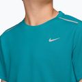 Gyermek póló Nike Miler bright spruce/energy/heather 3
