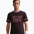 Férfi póló Nike Court Dri-FIT Cotton burgundy ash 4