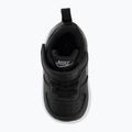 Gyermekcipő Nike Court Borough Low black/smoke grey/white/illusion green 5