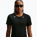 Női futó póló Nike AeroSwift black/white 4