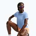 Női futó póló Nike AeroSwift aluminum/atomic pink 4