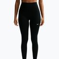 Női edzőleggingsek Nike One black/white 4