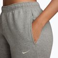 Női nadrág Nike Studio Fleece dark grey heather/sail 3