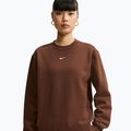 Női pulóver Nike Studio Fleece cacao wow/sail 4