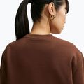 Női pulóver Nike Studio Fleece cacao wow/sail 6