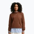 Női pulóver Nike Studio Fleece cacao wow/sail