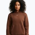 Női pulóver Nike Studio Fleece cacao wow/sail 5
