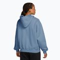 Női pulóver Nike Studio Fleece Medium Weight Oversized Full Zip work blue/sail 2