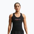 Női edző póló Nike One black/black/university red/white