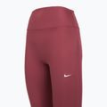 Női leggingsek Nike One pink smoke/pink smoke/pink rise/white 9