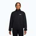 Női edzőpulóver Nike Studio Fleece Sport black/university red/white