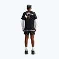 Férfi futó póló Nike Dri-Fit Graphic black/white 2