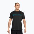 Férfi futó póló Nike Dri-Fit Running T-Shirt black/bright spruce