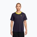 Férfi teniszpóló Nike Court Advantage purple dynasty/lemon venom/lemon venom