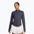 Női hosszú ujjú póló futáshoz Nike Tempo Swoosh Run Dri-Fit 1/4-Zip LS gridiron/white