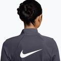 Női hosszú ujjú póló futáshoz Nike Tempo Swoosh Run Dri-Fit 1/4-Zip LS gridiron/white 3