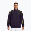 Férfi tenisz pulóver Nike Court Heritage purple dynasty/lemon venom