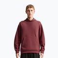 Férfi edzőpulóver Nike 24.7 ImpossiblySoft Light Boulder/Black/Burgundy Crush