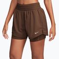 Női rövidnadrág Nike One Dri-Fit High-Waisted 3" 2In1 cacao wow/white 3