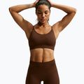Női rövidnadrág Nike Pro Seamless High-Waisted Biker 5" cacao wow